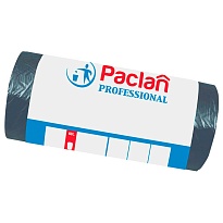 Мешки для мусора 60 л, черные, в рулоне 50 шт., ПНД, 6,2 мкм, 800х600 мм, PACLAN Professional, 604078 в Железнодорожном