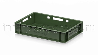 Ящик для мяса и колбасных изделий Е-1 зеленый в Железнодорожном Ящик для мяса и колбасных изделий Е-1 зеленый в Железнодорожном