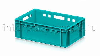 Ящик для мяса и колбасных изделий Е-2 бирюзовый в Железнодорожном Ящик для мяса и колбасных изделий Е-2 бирюзовый в Железнодорожном