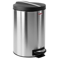 Ведро-контейнер для мусора (урна) с педалью LAIMA Modern, 12 л, матовое, нержавеющая сталь, со съемным внутренним ведром в Железнодорожном Ведро-контейнер для мусора (урна) с педалью LAIMA Modern, 12 л, матовое, нержавеющая сталь, со съемным внутренним ведром в Железнодорожном