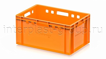 Ящик для мяса и колбасных изделий Е-3 оранжевый в Железнодорожном Ящик для мяса и колбасных изделий Е-3 оранжевый в Железнодорожном