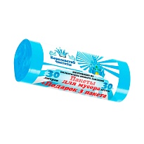 Мешки для мусора 30 л, голубые, в рулоне 30 шт. + 3 пакета в подарок, ПНД, 5 мкм, 560х480 мм, Королевство Чистоты, МК3964 (ПЭКЧ-30-30г) в Железнодорожном Мешки для мусора 30 л, голубые, в рулоне 30 шт. + 3 пакета в подарок, ПНД, 5 мкм, 560х480 мм, Королевство Чистоты, МК3964 (ПЭКЧ-30-30г) в Железнодорожном