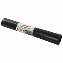 Мешки для мусора 240 л, черные, в рулоне 10 шт., ПВД 50 мкм, 1400х900 мм, LAIMA, 605337 в Железнодорожном