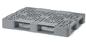 Поддон пластиковый перфорированный на двух полозьях в Железнодорожном