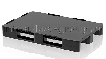 Поддон пластиковый сплошной на двух полозьях в Железнодорожном