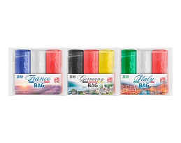 Мешки для мусора 30 л, ассорти, в рулоне 20 шт., ПНД, 9 мкм, 600х500 мм, GRIFON Триколор, 101-024 в Железнодорожном Мешки для мусора 30 л, ассорти, в рулоне 20 шт., ПНД, 9 мкм, 600х500 мм, GRIFON Триколор, 101-024 в Железнодорожном