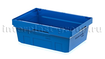Вкладываемый контейнер KVR 6422 с усиленным дном голубой в Железнодорожном Вкладываемый контейнер KVR 6422 с усиленным дном голубой в Железнодорожном