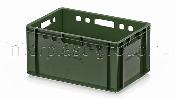 Ящик для мяса и колбасных изделий Е-3 зеленый в Железнодорожном Ящик для мяса и колбасных изделий Е-3 зеленый в Железнодорожном