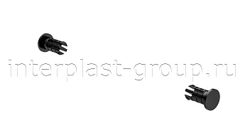 Комплект осей для крышки контейнера 120 л.  черный в Железнодорожном