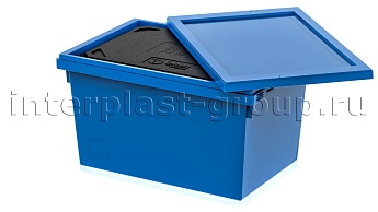 Изотермический контейнер KV 6432 в сборе с крышкой голубой в Железнодорожном