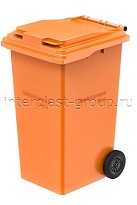 Мусорный контейнер 240 л оранжевый 240 оранжевый в Железнодорожном