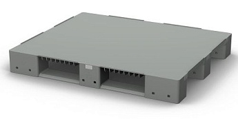 Поддон пластиковый сплошной (усилен 2 трубами) в Железнодорожном Поддон пластиковый сплошной (усилен 2 трубами) в Железнодорожном