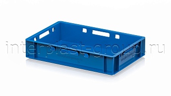 Ящик для мяса и колбасных изделий Е-1 голубой в Железнодорожном
