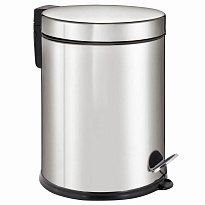 Ведро-контейнер для мусора урна с педалью LAIMA Classic Plus, 12 л, зеркальное в Железнодорожном Ведро-контейнер для мусора урна с педалью LAIMA Classic Plus, 12 л, зеркальное в Железнодорожном