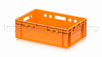 Ящик для мяса и колбасных изделий Е-2 оранжевый в Железнодорожном