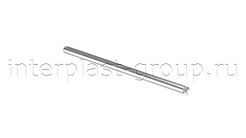 Ось металлическая для контейнера 120 л.  серый в Железнодорожном