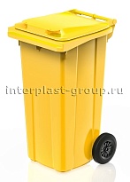 Мусорный контейнер 120 л желтый 120 желтый в Железнодорожном Мусорный контейнер 120 л желтый 120 желтый в Железнодорожном