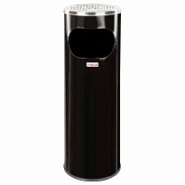 Урна с пепельницей 18 литров, нержавеющая сталь, черная, LAIMA PROFESSIONAL в Железнодорожном Урна с пепельницей 18 литров, нержавеющая сталь, черная, LAIMA PROFESSIONAL в Железнодорожном