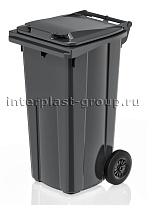 Мусорный контейнер 120 л серый 120 серый в Железнодорожном