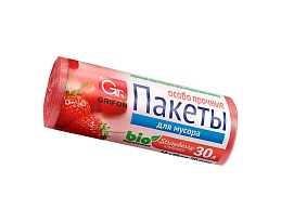 Мешки для мусора 30 л, ароматизированные, Клубника, красные, в рулоне 20 шт., ПНД, 9 мкм, 560х530 мм, GRIFON Aroma, 101-020 K в Железнодорожном Мешки для мусора 30 л, ароматизированные, Клубника, красные, в рулоне 20 шт., ПНД, 9 мкм, 560х530 мм, GRIFON Aroma, 101-020 K в Железнодорожном