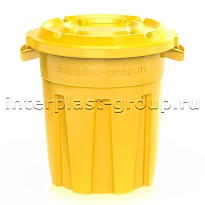 Мусорный бак универсальный 60 л желтый 60 желтый в Железнодорожном