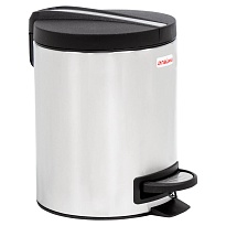 Ведро-контейнер для мусора (урна) с педалью LAIMA Modern, 5 л, матовое, нержавеющая сталь в Железнодорожном Ведро-контейнер для мусора (урна) с педалью LAIMA Modern, 5 л, матовое, нержавеющая сталь в Железнодорожном