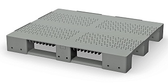 Поддон пластиковый перфорированный (усилен 2 трубами) в Железнодорожном Поддон пластиковый перфорированный (усилен 2 трубами) в Железнодорожном