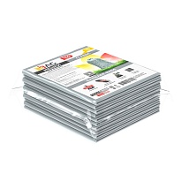 Мешки для мусора 160 л, светло-серые, в пачке 10 шт., ПВД, 40 мкм, 900х1100 мм, i-Bag в Железнодорожном